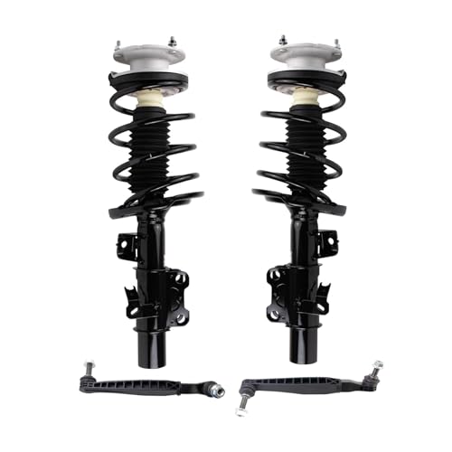 TRQ Front Suspension Kit Complete Strut & Coil Spring Assembly Sway Bar - style: PSA27867