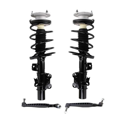 TRQ Front Suspension Kit Complete Strut & Coil Spring Assembly Sway Bar - style: PSA27867