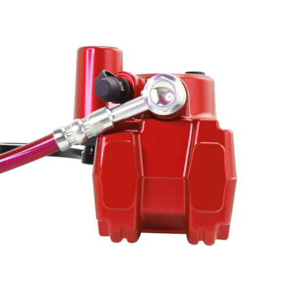 PRO BAT 15mm Hydraulic Rear 110cc Pit Bike Brake Assembly Kit w/Brake Pad - color: Red Brake Assembly, size: 15mm Brake Caliper Assembly