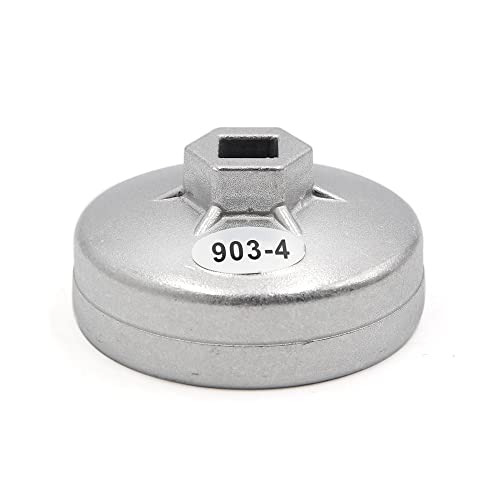 uxcell 73mm Inner Dia 14 Flute Oil Filter Cap Wrench Socket Removal Tool for Auto Car
