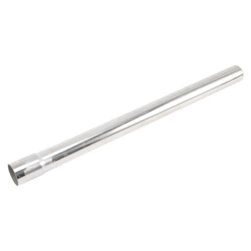 Motoforti 1.25" Straight Exhaust Pipe Tube T304 Stainless Steel DIY Custom Car Modified Tubing Piping 17.32" Length Single Side with Flaring Surface Polishing