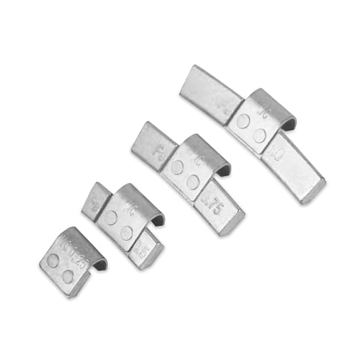 MC-Series Clip On Wheel Weights 100PCS Multi Size Assortment Kit - size: 100pcs 0.25-1oz