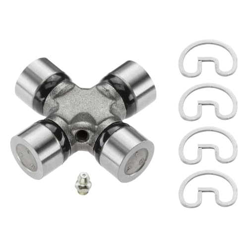 1Pc Front Driveshaft - CV Transfer Case Universal Joint U Joint for Jeep Wrangler 1999-2006 4.0L l6, for Jeep Wrangler 1999 2000 2001 2002 2.5L l4 Replace# 6L2Z4635A, 26015249, 89040339