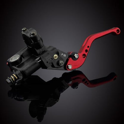 MZS Universal 7/8 Motorcycle Clutch Cable Brake Master Cylinder Levers Set