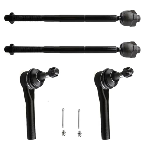 4PC Front Tie Rods for GMC Sierra 1500 14-18/ Yukon 15-19, for Chevy Tahoe - size: 4p for Cadillac escalade 15-19