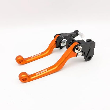 Dirt Bike Brake Clutch Levers Adjustable Replacement for Honda XR150L 2023-2024 Red Black (Orange) - color: Orange