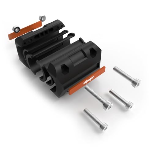 Xitomer 1 Pair 22/25/28mm Motorcycle Engine Guard Bumper Crash Bar Sliders - color: Orange