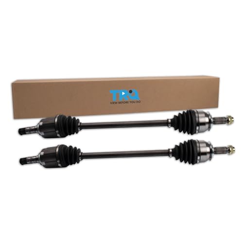 TRQ Front 2 Piece CV Axle Shaft Assembly Set - style: CSA32613
