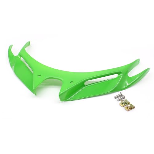Motorcycle Front Fairing Aerodynamic Wing Cover for Kawasaki Ninja 400 2018 2019 2020 2021 2022 2023 (Green) - color: Green