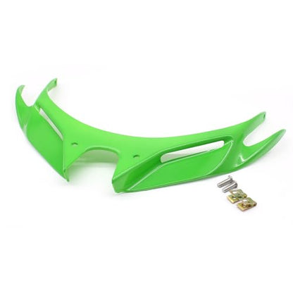 Motorcycle Front Fairing Aerodynamic Wing Cover for Kawasaki Ninja 400 2018 2019 2020 2021 2022 2023 (Green) - color: Green
