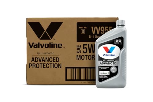 Valvoline Advanced Full Synthetic SAE 5W-30 Motor Oil 1 QT, Case of 6 - size: 1 QT, Pack of 6, style: Advanced Protection