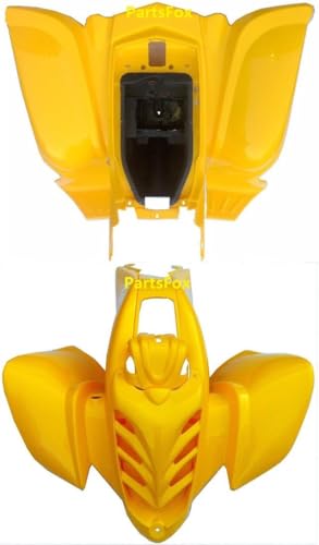 30" wide Plastic Body for Baja 90cc Hensim HS150cc Roketa 150cc Yamoto 110cc Taotao 250E Hensim 150cc Red Cat Yellow - color: Yellow