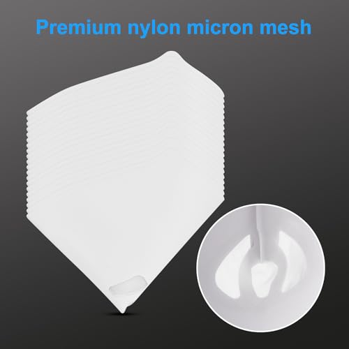 Mini Disposable Paint Mixing Cups 6 Ounce(165ml) with Lid, 30 Pack Paint Cup,125-Micron Filter, 2 Hard Cup with Retainer Ring, 20 Plugs, 1 Stirrer, 1 Seal Tape,10 Paint Strainers Paper Cone