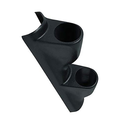 GlowShift Universal Black Dual Pillar Gauge Pod Holder