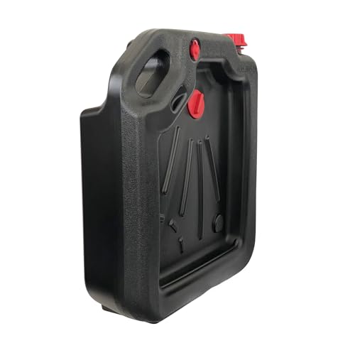 16-Quart Automotive Drain Pan Container Heavy Duty Plastic Oil Drain Pan Leakproof Garage Car Truck Fluid Drainage Collector