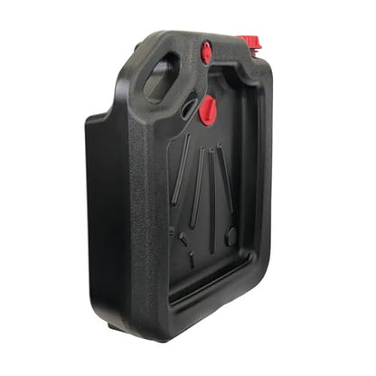 16-Quart Automotive Drain Pan Container Heavy Duty Plastic Oil Drain Pan Leakproof Garage Car Truck Fluid Drainage Collector