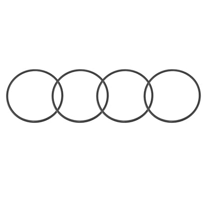 Rtrhinotuning 50mm Black Wheel Center Cap Rubber O-Rings Set 4 PCS Rubber O Ring Kit - size: OD: 50mm (Thickness: 2mm)