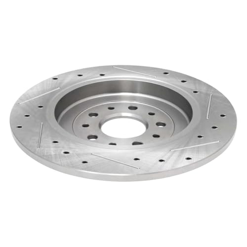 AutoShack Front Vented & Rear Solid E-Coated Rotors & Ceramic Pads
