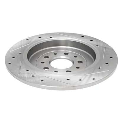 AutoShack Front Vented & Rear Solid E-Coated Rotors & Ceramic Pads