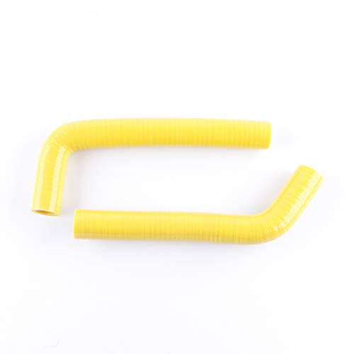 ATV Silicone Coolant Radiator Hose Kit Fits For Yamaha YFZ 450 yfz450 04-08 (Yellow) - color: Yellow