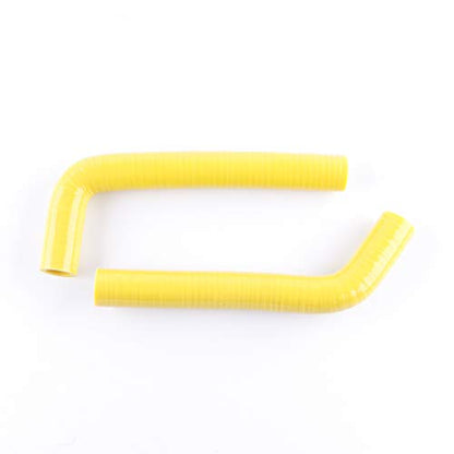 ATV Silicone Coolant Radiator Hose Kit Fits For Yamaha YFZ 450 yfz450 04-08 (Yellow) - color: Yellow