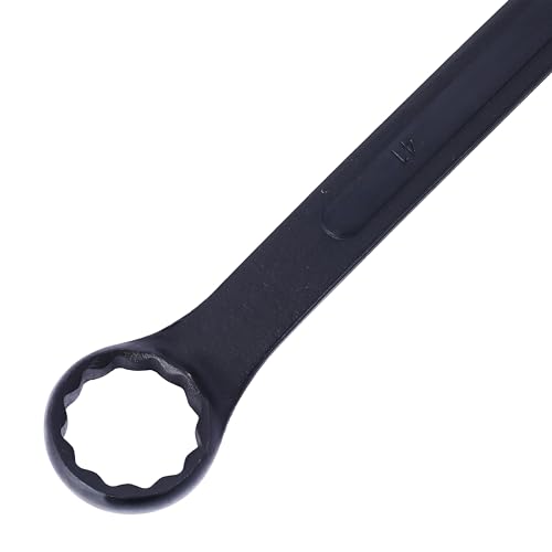 Jumbo Combination Wrench Set, 6-Piece Metric (35-50mm), Black Oxide, Pouch - Metric Sizes, Perfect for European & Asian Vehicles, Commercial & Heavy Duty Applications - color: 6-piece Metric (35-50mm), Black Oxide