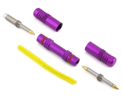 Dynaplug Racer Pro Bicycle Tire Repair Tool 100% USA Made (Purple) - color: Purple