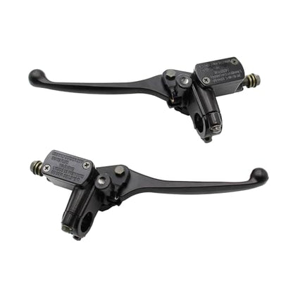 Left + Right 8mm Brake Master Cylinder Lever Mirror Hole for GY6 50cc 125cc 150cc 250cc Scooter Moped