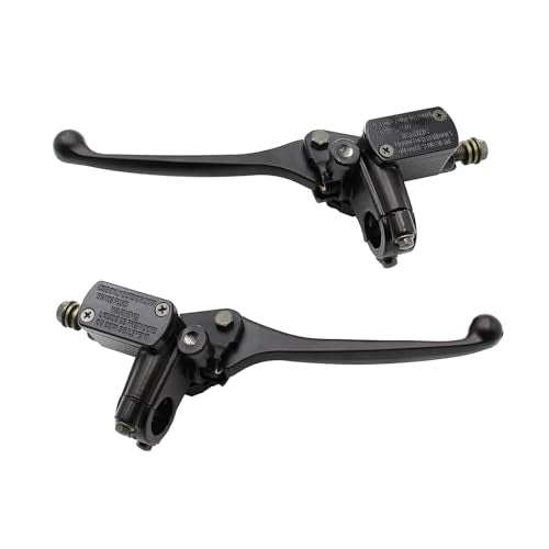 Left + Right 8mm Brake Master Cylinder Lever Mirror Hole for GY6 50cc 125cc 150cc 250cc Scooter Moped