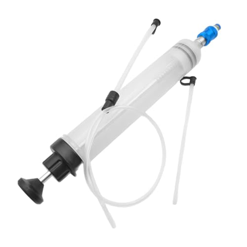 500cc Car Fluid Extractor with 39.3" Long Hose, Manual Vehicle Brake Fluid Pump with Extension Tubes, Portable Automotive Oil Change Extractor Syringe, Universal for SUV Van Truck