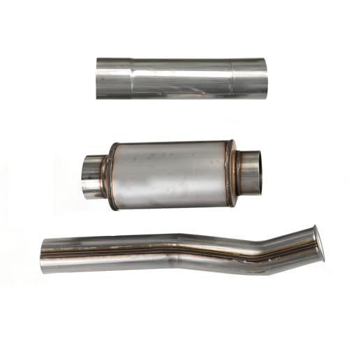 Stainless Steel Exhaust Pipes for 2020-2022 Ford F-250 F-350 F-450 SuperDuty 6.7L 5" Powerstroke Diesel - size: for 2020-2022 Ford F250 F350 F450