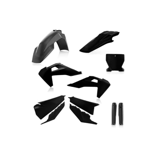 Acerbis Full Plastic Kit – Compatible with KTM – black - color: Black
