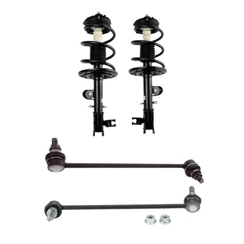 TRQ Front Suspension Kit Complete Strut & Coil Spring Assembly Sway Bar - style: SCA30496