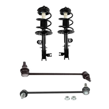 TRQ Front Suspension Kit Complete Strut & Coil Spring Assembly Sway Bar - style: SCA30496