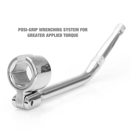 OEMTOOLS 7/8" (22MM) O2 Sensor Wrench for Ford 4.6 and 5.4 Engines - style: Oxygen Sensor Swivel Wrench