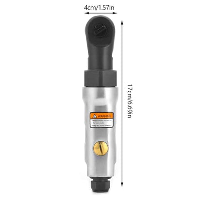 Walfront Impact Wrench, Air Impact Driver Pneumatic Ratchet Wrench Straight Shank Mini Air Ratchets 1/4in Threaded Connector(1/4“)