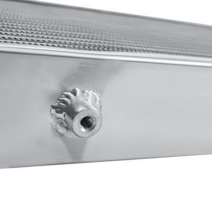 Universal Intercooler 27''x13''x3.3" Front Mount Intercooler 3'' Inlet and Outlet Aluminum Turbo Intercooler Direct Replacement for Any Turbo Charger system - size: 27''x13''x3.3" 3''