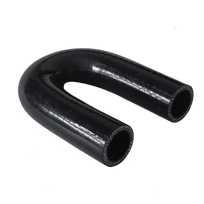 ID 1" inch 25mm Coupler Hose U Bend Shape 180 Degree Elbow High Temp 4-Ply Reinforced Silicone Intercooler Hose Intake Boots - size: 1‘’(25mm)