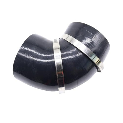 90 Degree 4 Inches Elbow Coupler Silicone Hose 4 Ply Thickness 5mm - size: 4 Inch 90 Degree 4 Ply 0.2 Inches/ 5 mm Thickness