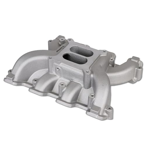 300-129 rectangular port LS Carb Intake Manifold for LS3 V8 Silver - size: LS3 LS92