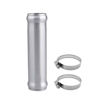 AC PERFORMANCE OD 1.25" Aluminum Tube Hose Joiner with Clamps - size: 1.25" (32mm)
