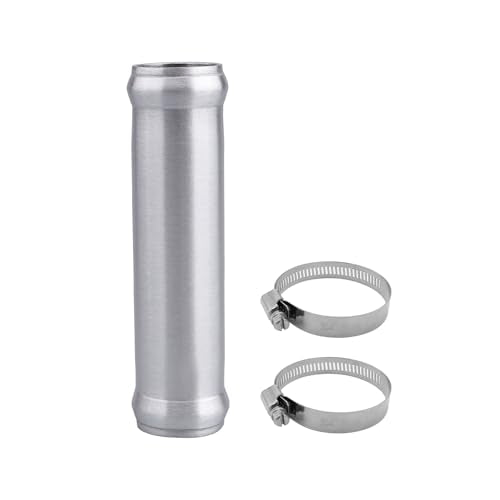 AC PERFORMANCE OD 1" Aluminum Tube Hose Joiner with Clamps - size: 1" (25mm)