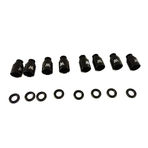 8PCS Injector Top Hats Spacers For GM Truck TBSS NBSS Manifold 6.2L 6.0L 5.3L