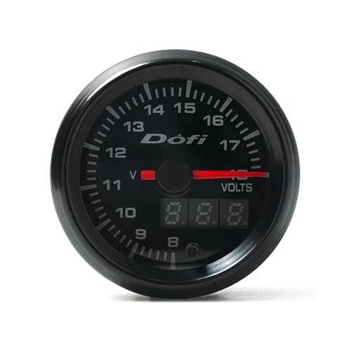 2"/52mm 7 Color LED Digital & Pointer Car Volt Meter - style: Volt Meter Gauge (8-18V)