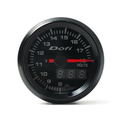 2"/52mm 7 Color LED Digital & Pointer Car Volt Meter - style: Volt Meter Gauge (8-18V)