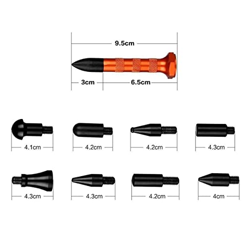 LadyRosian Dent Repair 22PCS Tools Paintless Dent Repair Hammer with Knock Down Head Tap Tools Set for Car Dent Removal