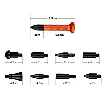 LadyRosian Dent Repair 22PCS Tools Paintless Dent Repair Hammer with Knock Down Head Tap Tools Set for Car Dent Removal