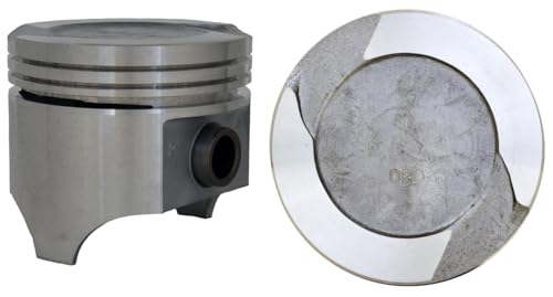 LowPricedAutoParts Set of 8 Dish Top Pistons for 75-82 Ford 5.8L/351M | Standard Size | 4.000in. Bore Diameter