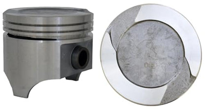 LowPricedAutoParts Set of 8 Dish Top Pistons for 75-82 Ford 5.8L/351M | Standard Size | 4.000in. Bore Diameter