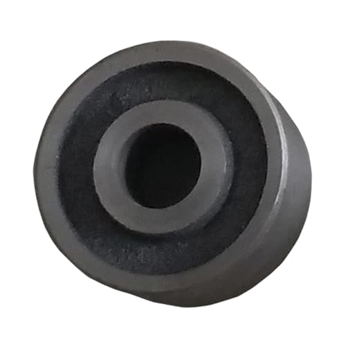 Front Wheel Metal Caster Spare Parts Replacement with 20mm Hole for 3T Hydrauli Horizontal Jack Accessory Black Sturdy, 62mm